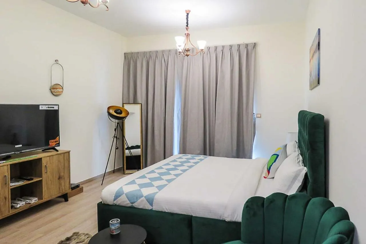 Gasthuis Oyo 860 Studio Apartment, Maya Tower 4, Jumeirah Village Triangle Verenigde Arabische Emiraten